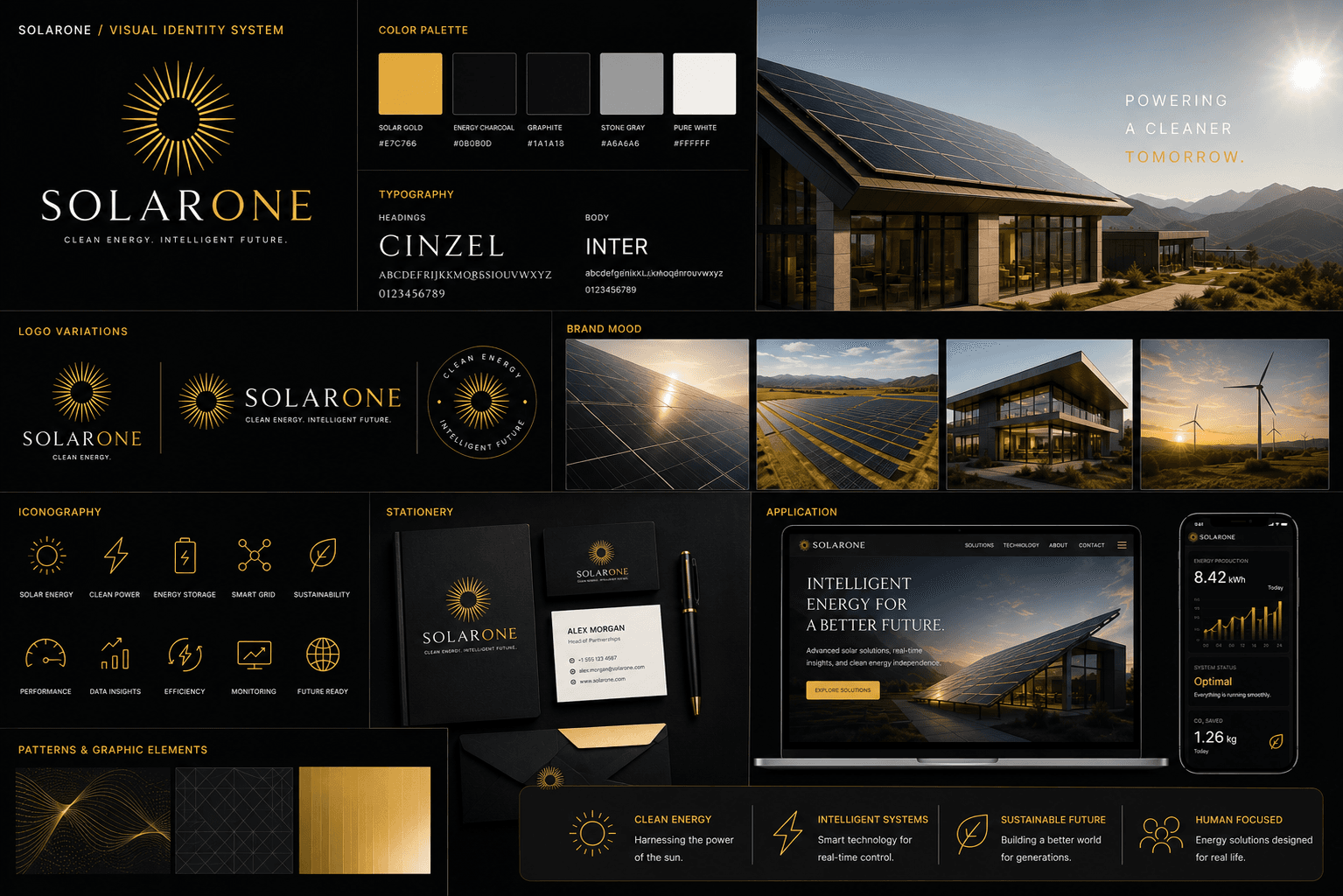 SolarOne visual identity system